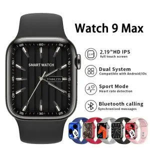Watch 9 Max Smart Watch | Bluetooth Smart Watch For Man & Women (random Color)