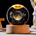 3D Galaxy Crystal Ball Night Light