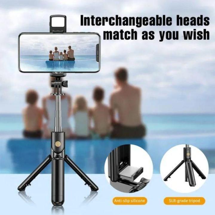 5 in 1 Wireless Selfie Stick Foldable Mini Tripod Stand