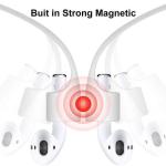 Anti Lost Silicone Rope Holder Cable For Airpods Neck Strap (Combo deal 1 Black x 1 White)