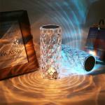Crystal Lamp Bedside Table Lamp