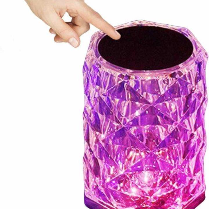 Crystal Lamp Bedside Table Lamp