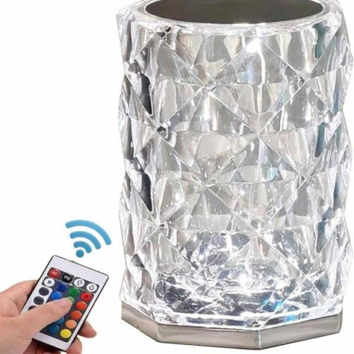 Crystal Lamp Bedside Table Lamp