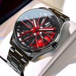 Ma1 Mens Quartz Luxury Car Rim Watch